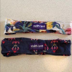 Violet love headbands